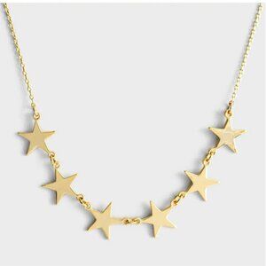 michelle mcdowell 18k gold plated lexi star necklace